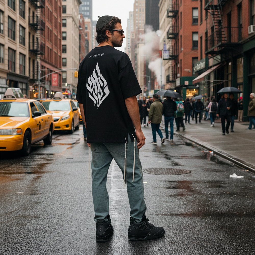 T-shirt tsitsit Flame Edition